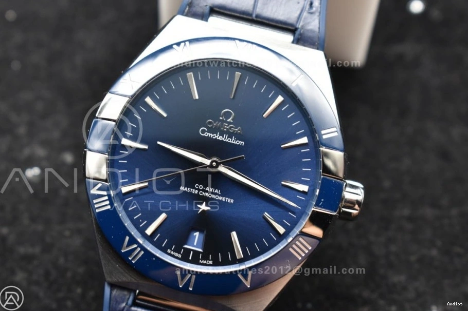 Dial Strap on Gummy VSF Best Ceramic SS Super Blue Blue Edition Clone 1:1 Blue A8900 Constellation 1223